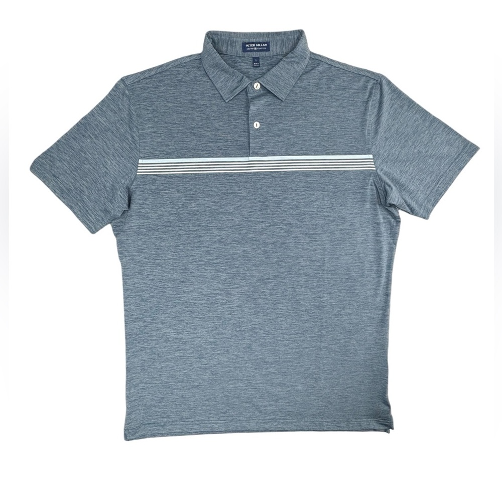 Peter Millar- Walker Performance Polo- Large- Lik… - image 1